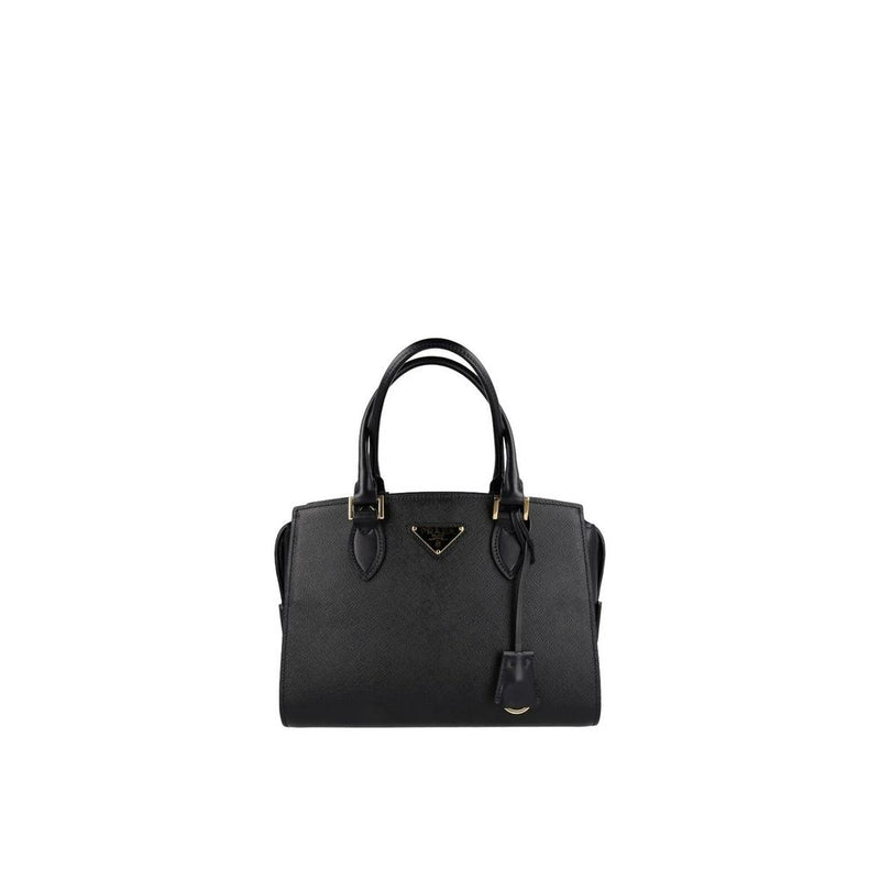 Prada Black Calfskin Handbag - Elegant Women's Accessory