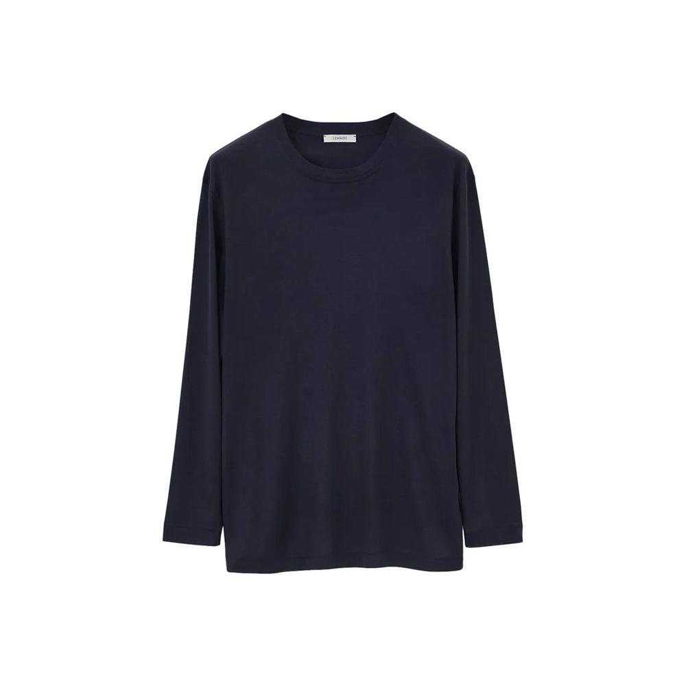 Lemaire Black Silk T-Shirt for Men