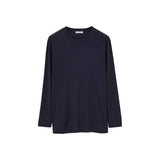 Lemaire Black Silk T-Shirt for Men