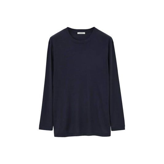 Lemaire Black Silk T-Shirt for Men