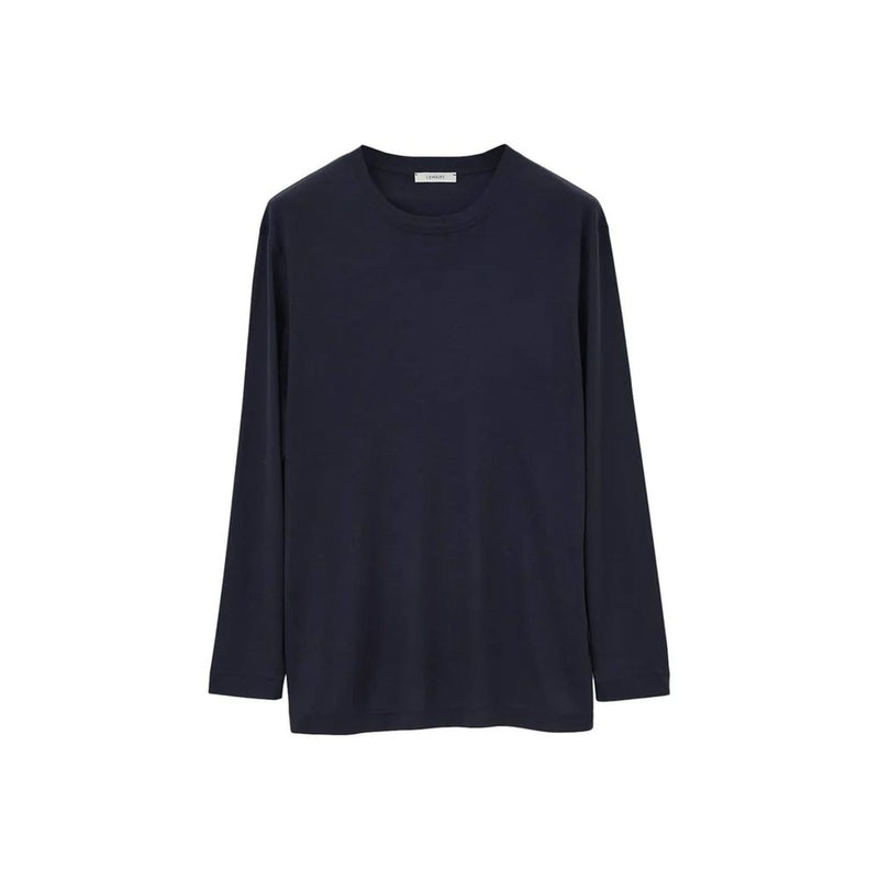 Lemaire Black Silk T-Shirt for Men