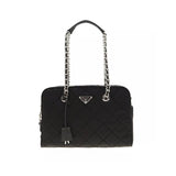 Prada Black Nylon Shoulder Bag - Elegant and Functional