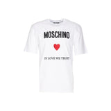 Moschino Couture White Cotton T-Shirt for Men