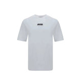 T-Shirt en Coton Blanc Moschino pour Hommes