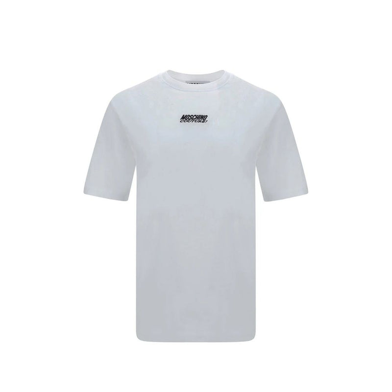 T-Shirt en Coton Blanc Moschino pour Hommes