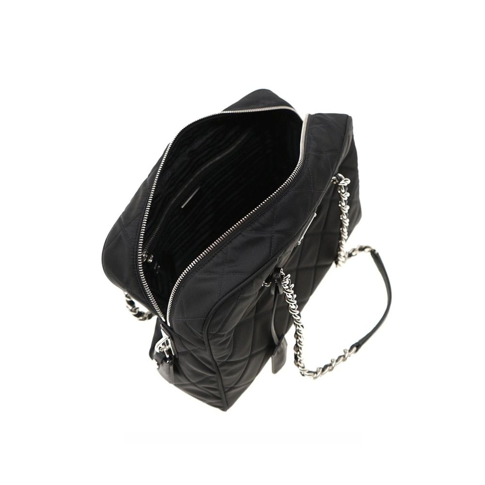 Prada Black Nylon Shoulder Bag - Elegant and Functional