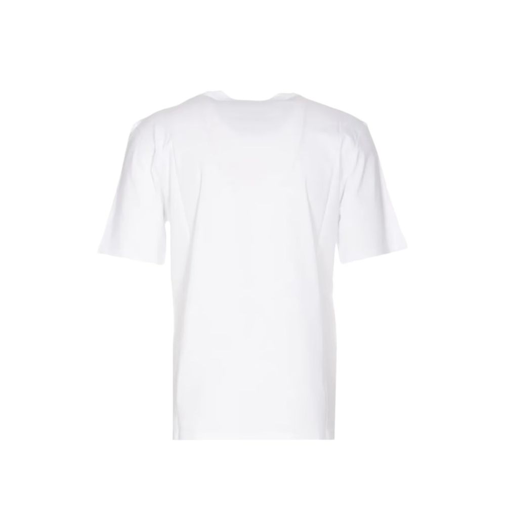 Moschino Couture White Cotton T-Shirt for Men