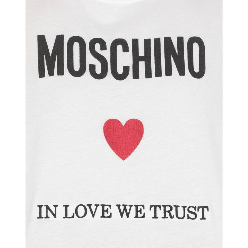 Moschino Couture White Cotton T-Shirt for Men