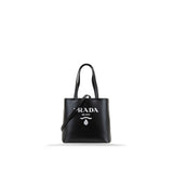 Prada Black Calfskin Tote Bag - Elegant and Versatile