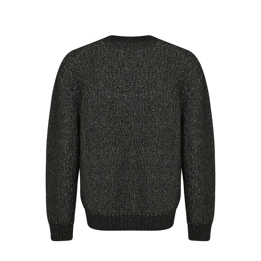 Loro Piana Black Cashmere Sweatshirt for Men
