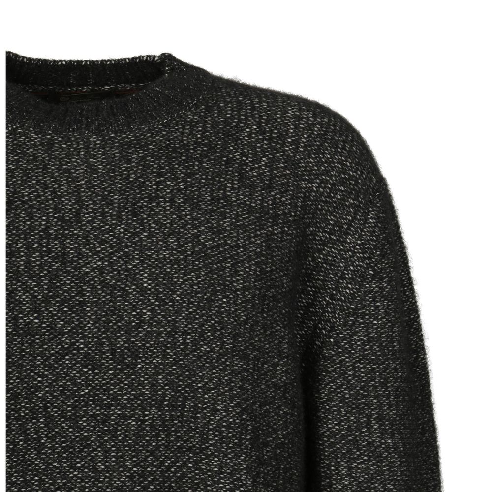 Loro Piana Black Cashmere Sweatshirt for Men