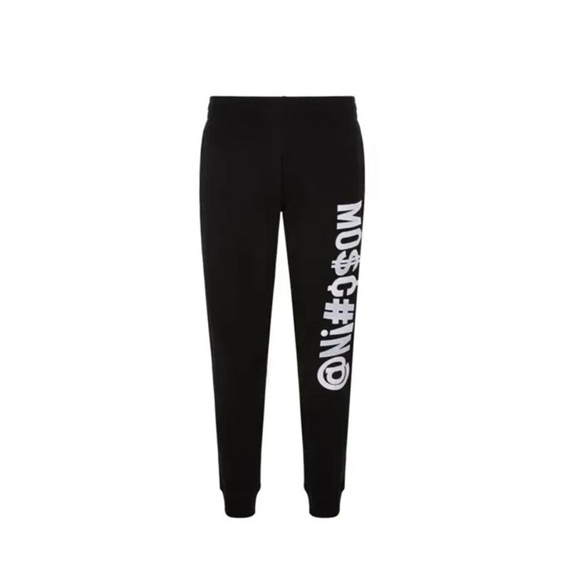 Moschino Couture Black Cotton Joggers for Men