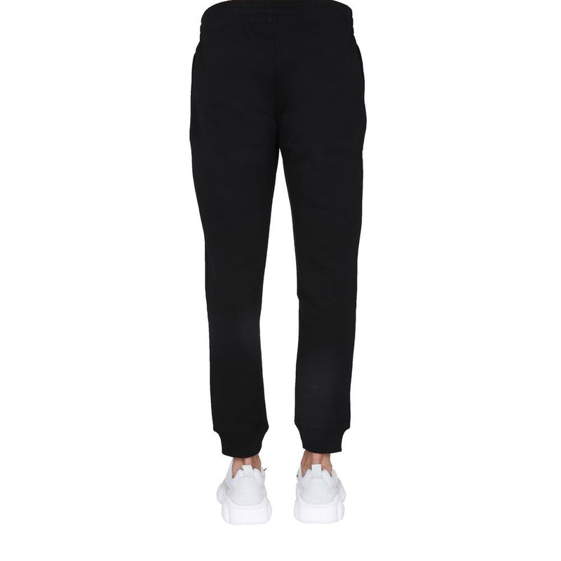 Moschino Couture Black Cotton Joggers for Men