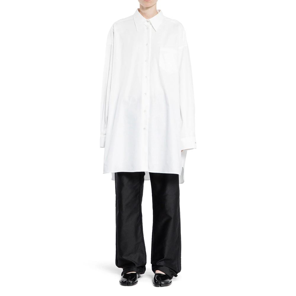 Maison Margiela White Cotton Blouse for Women