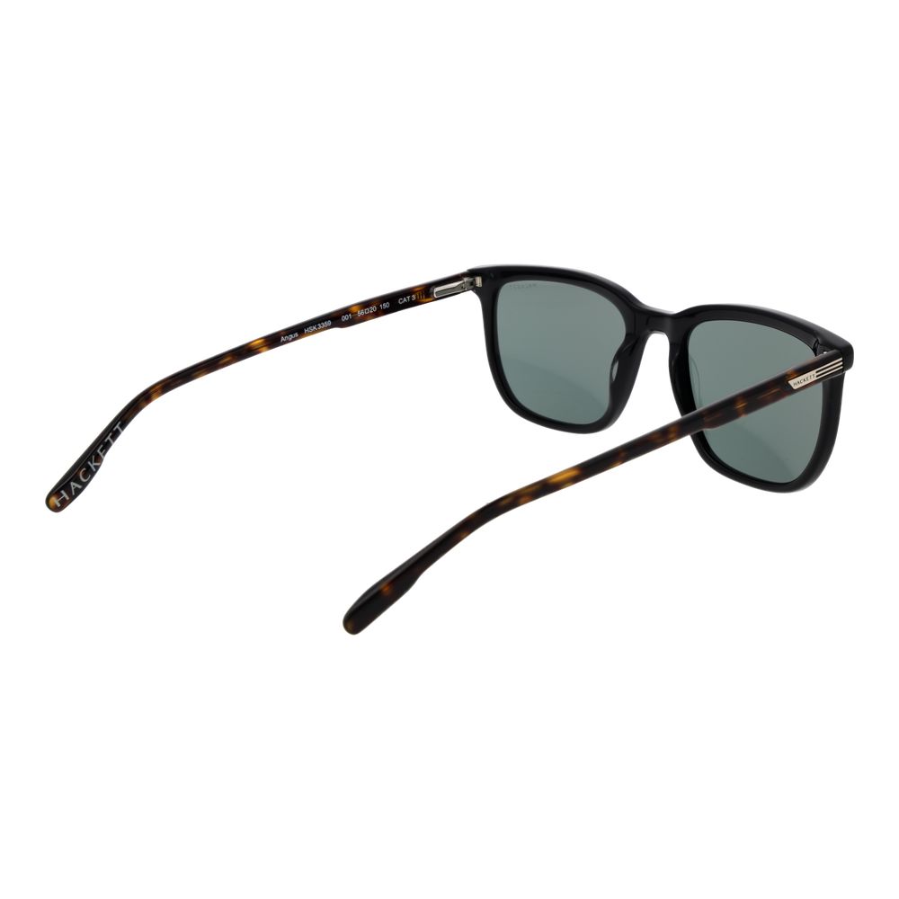Lunettes de soleil Hackett Black Acetate pour homme