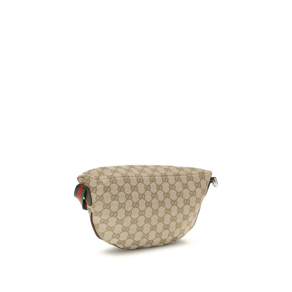 Gucci Beige Fabric Shoulder Bag - Iconic GG Canvas Design