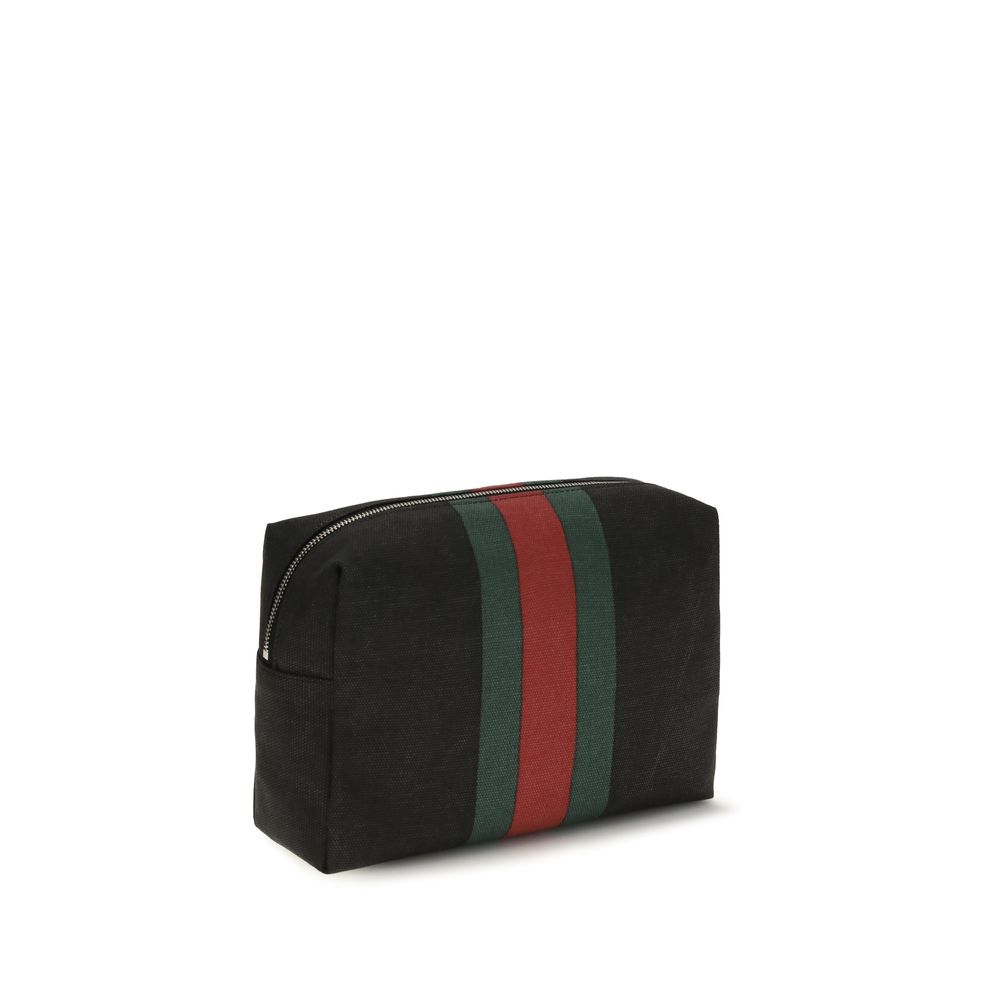Gucci Positano Pouch - Black Fabric Shoulder Bag