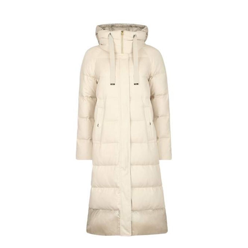 Herno White Cashmere Coat for Women - Luxurious Italian Outerwear