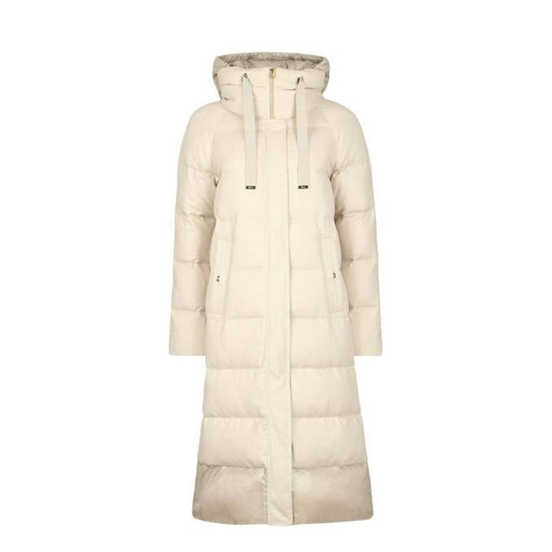 Herno White Cashmere Coat for Women - Luxurious Italian Outerwear