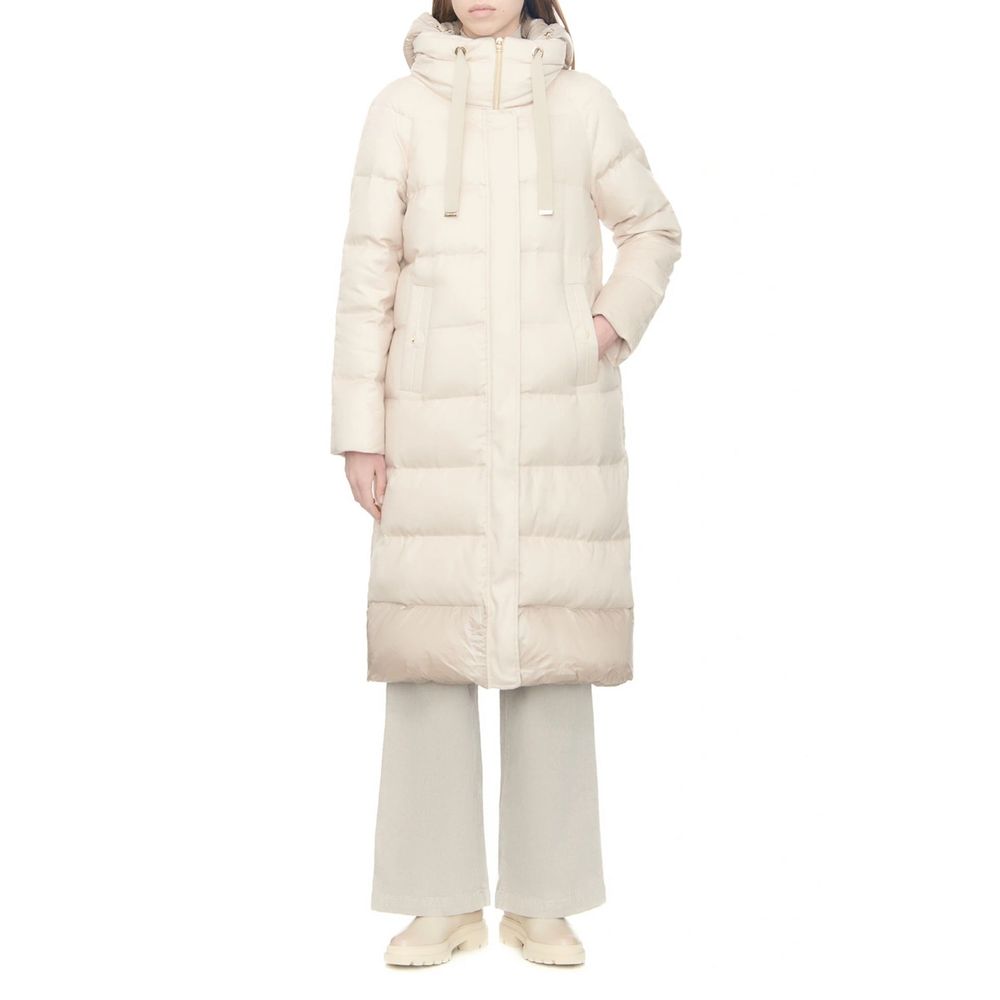 Herno White Cashmere Coat for Women - Luxurious Italian Outerwear