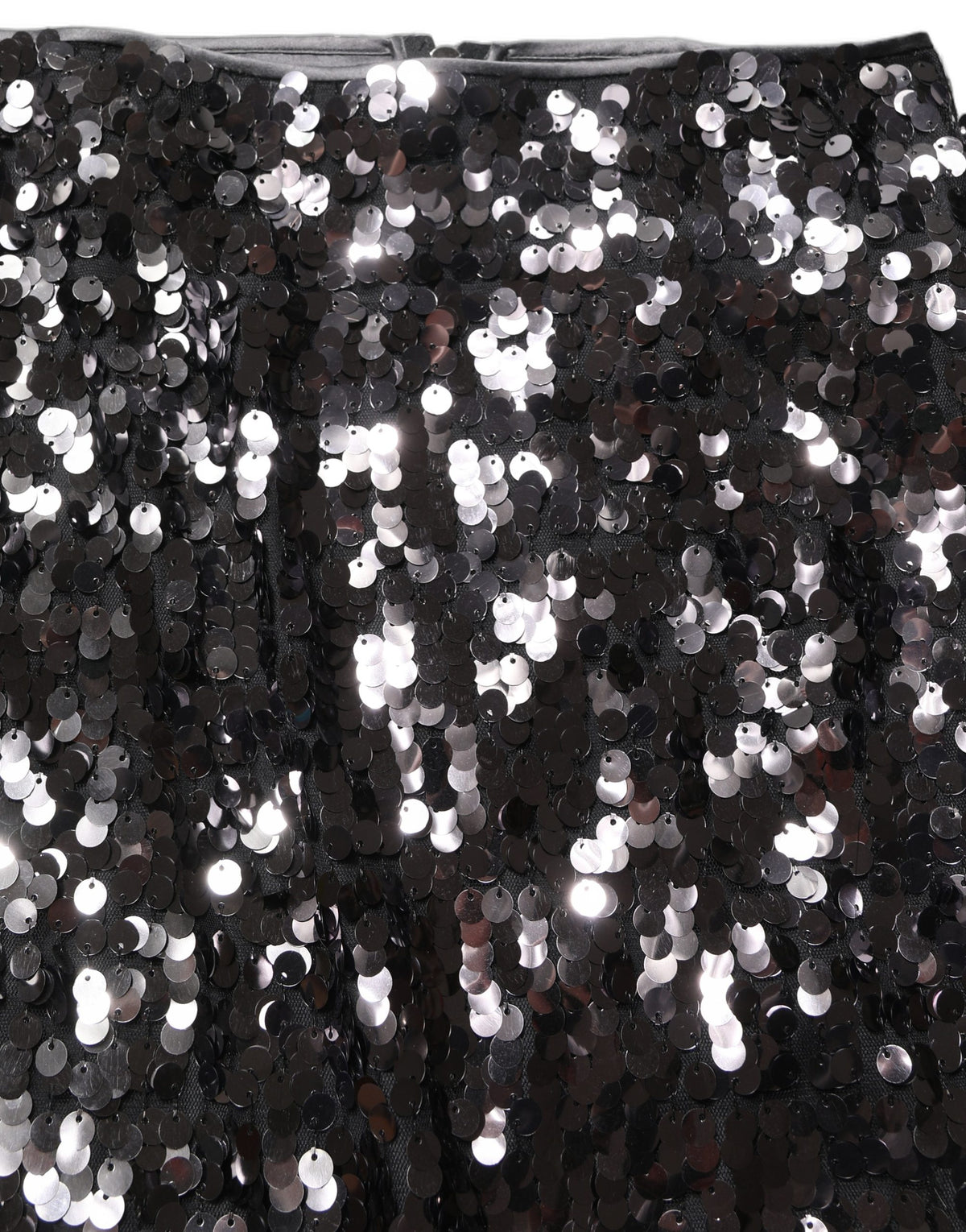 Dolce & Gabbana Brown Sequinned Embellished Pencil Cut Skirt