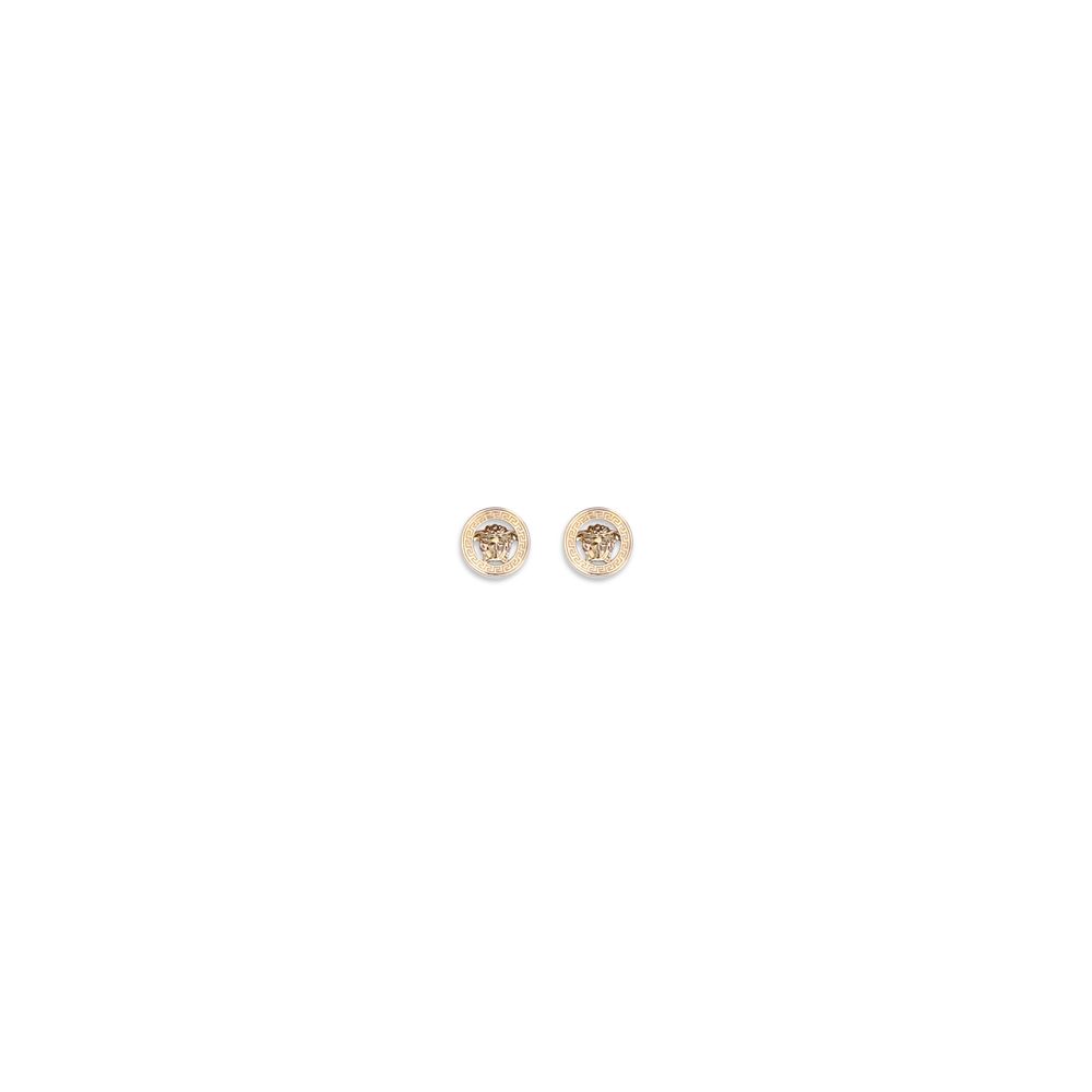 Boucles d'oreilles en métal doré Medusa par Versace