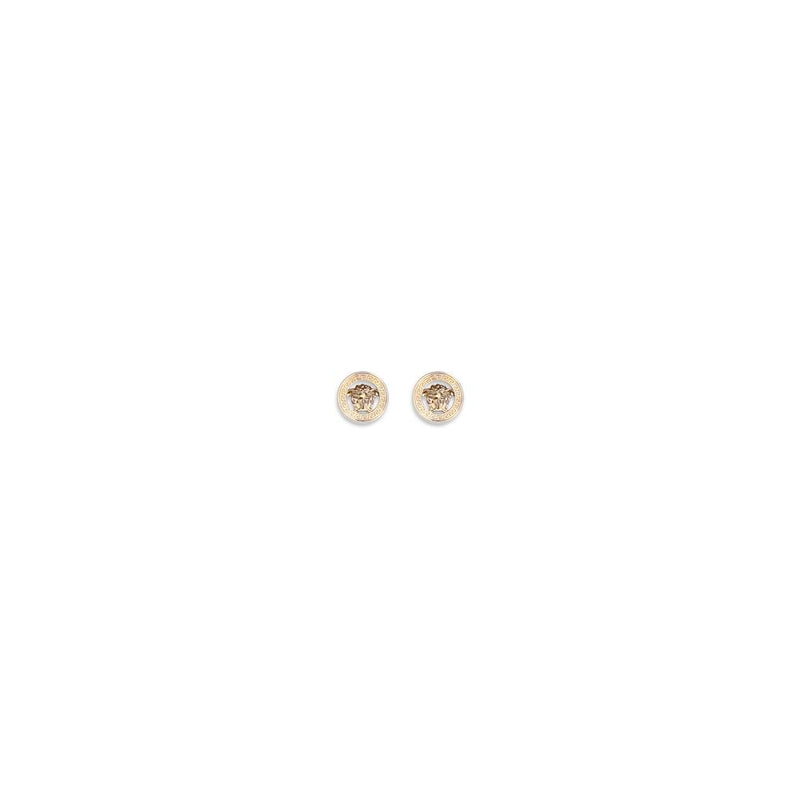 Boucles d'oreilles en métal doré Medusa par Versace
