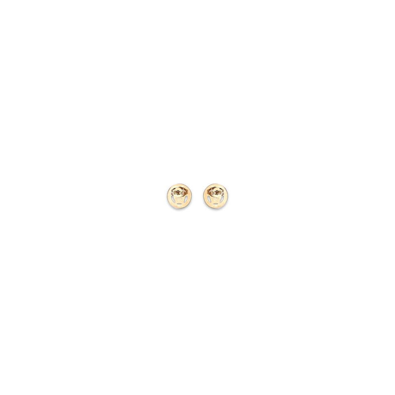 Boucles d'oreilles en métal doré Medusa par Versace