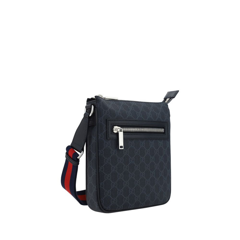 Gucci Black Polyethylene Shoulder Bag - Iconic GG Supreme Print