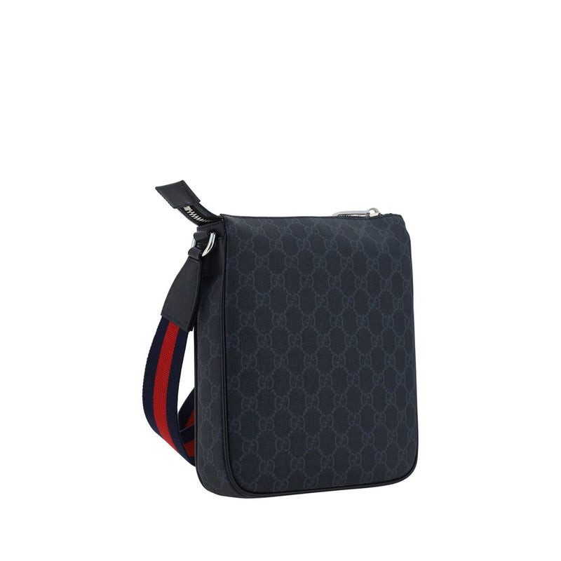 Gucci Black Polyethylene Shoulder Bag - Iconic GG Supreme Print