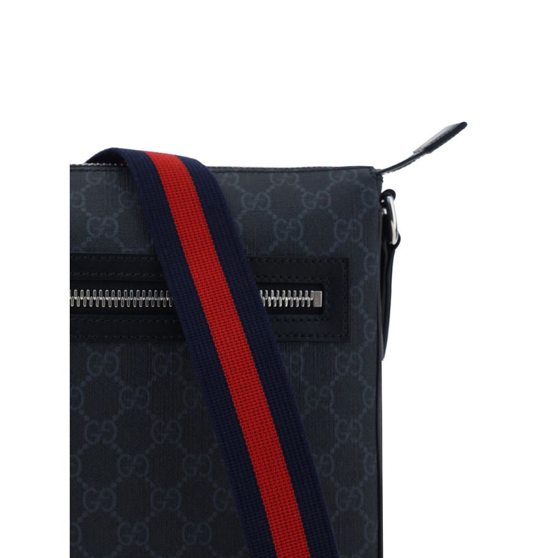 Gucci Black Polyethylene Shoulder Bag - Iconic GG Supreme Print