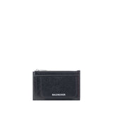 Balenciaga Black Lambskin Superbusy Card Holder