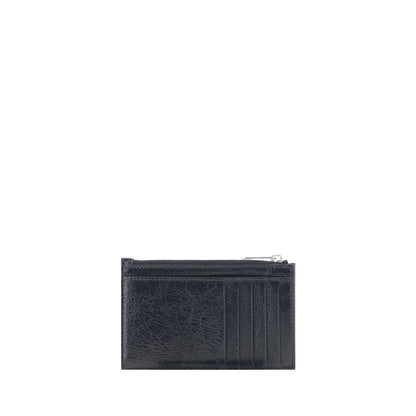 Balenciaga Black Lamb Ovis Aries Aries Wallet