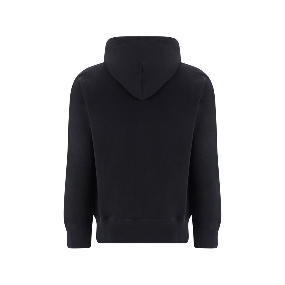 Comme Des Garçons Play Sweatshirt en Coton Noir