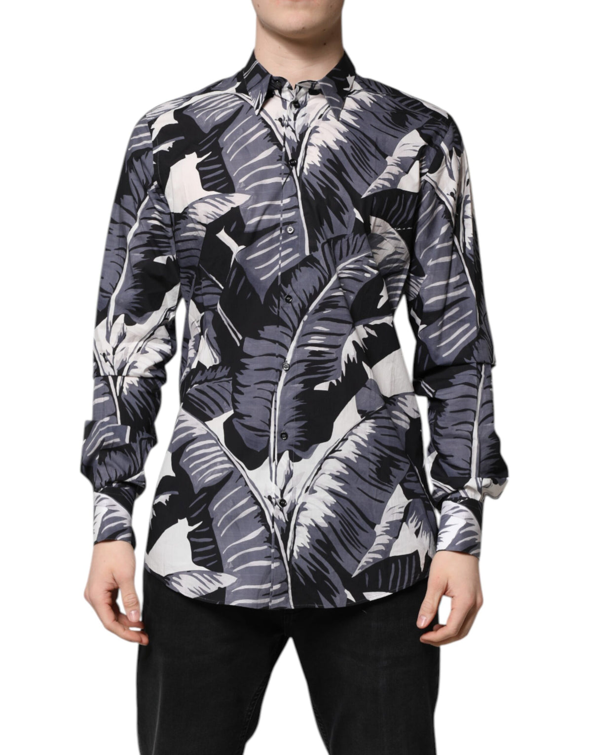 Dolce & Gabbana Multicolor Cotton Shirt for Men