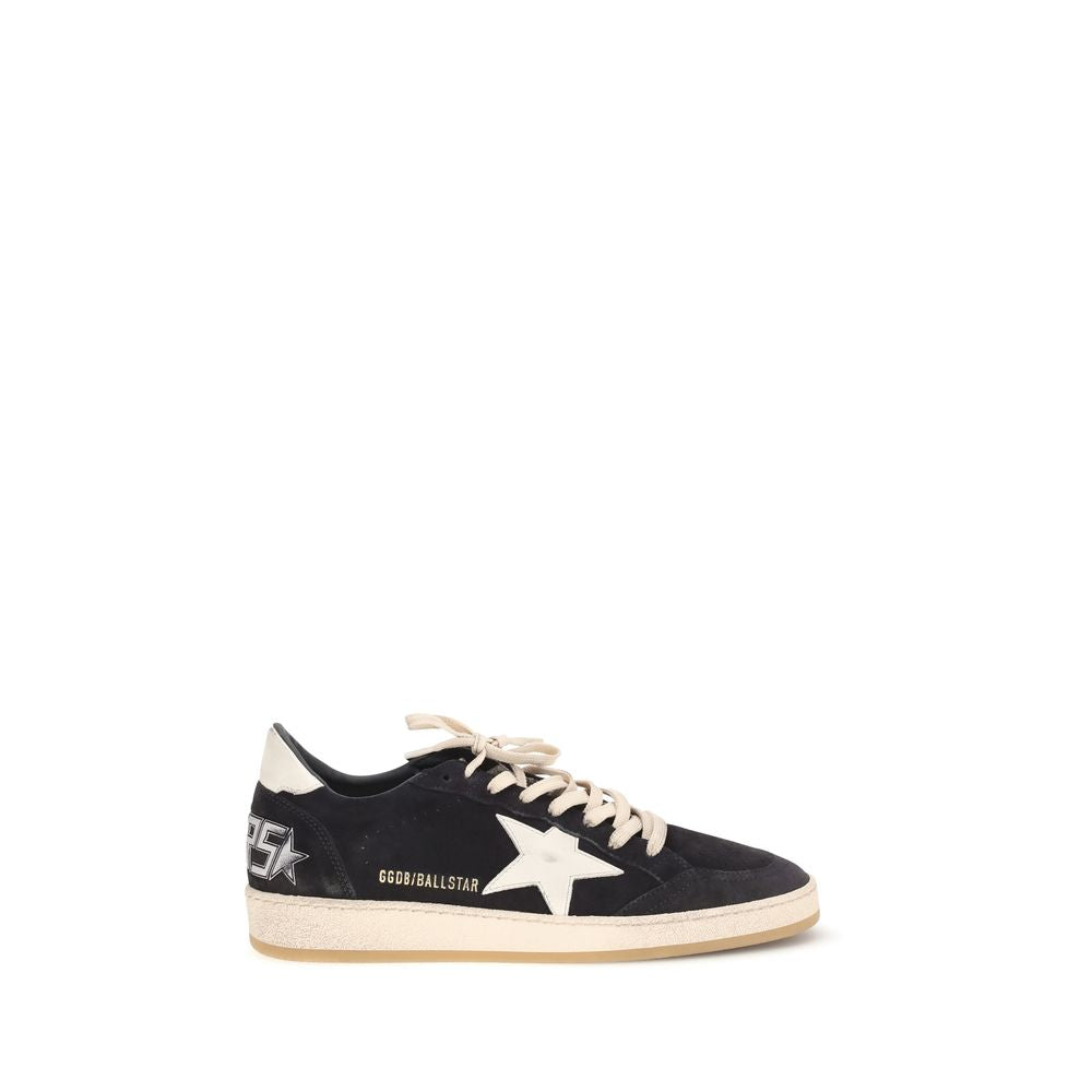Baskets athlétiques Golden Goose en cuir de veau noir Bos Taurus