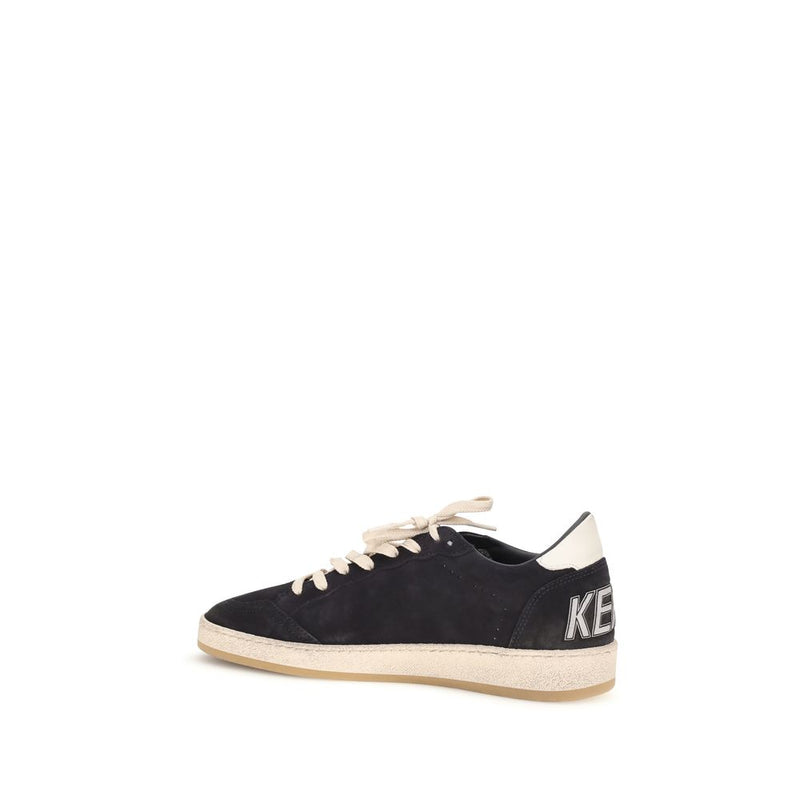 Golden Goose Black Calf Leather Bos Taurus Athletic Sneakers