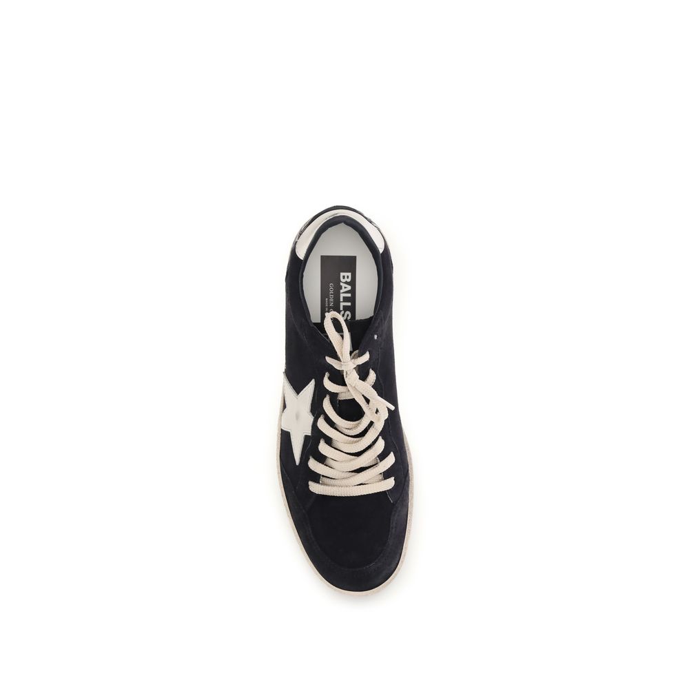 Baskets athlétiques Golden Goose en cuir de veau noir Bos Taurus