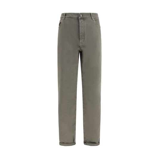 Brunello Cucinelli Bicolor Cotton Jeans Denim for Men