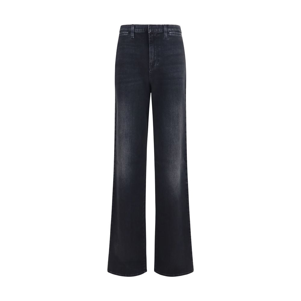 Gucci Black Cotton Straight-Leg Jeans for Women