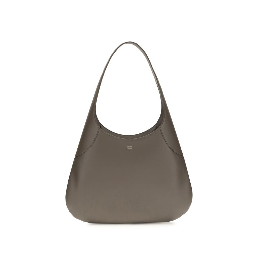 Khaite Gray Calf Leather Bos Taurus Handbag - Joan Hobo