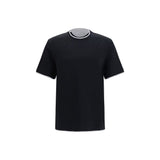Brunello Cucinelli Black Cotton T-Shirt - Elegant and Versatile