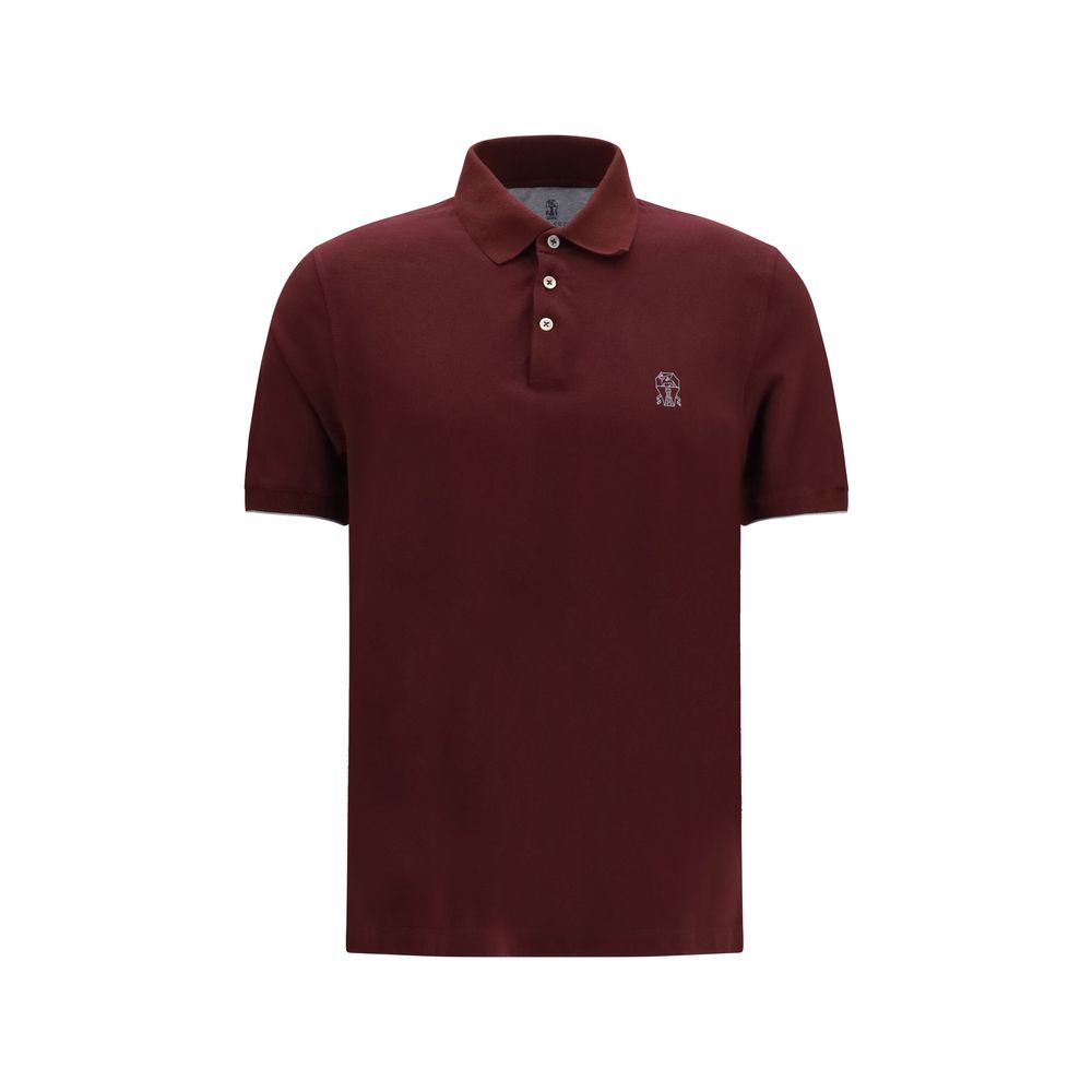 Brunello Cucinelli Bordeaux Cotton Shirt - Refined Elegance