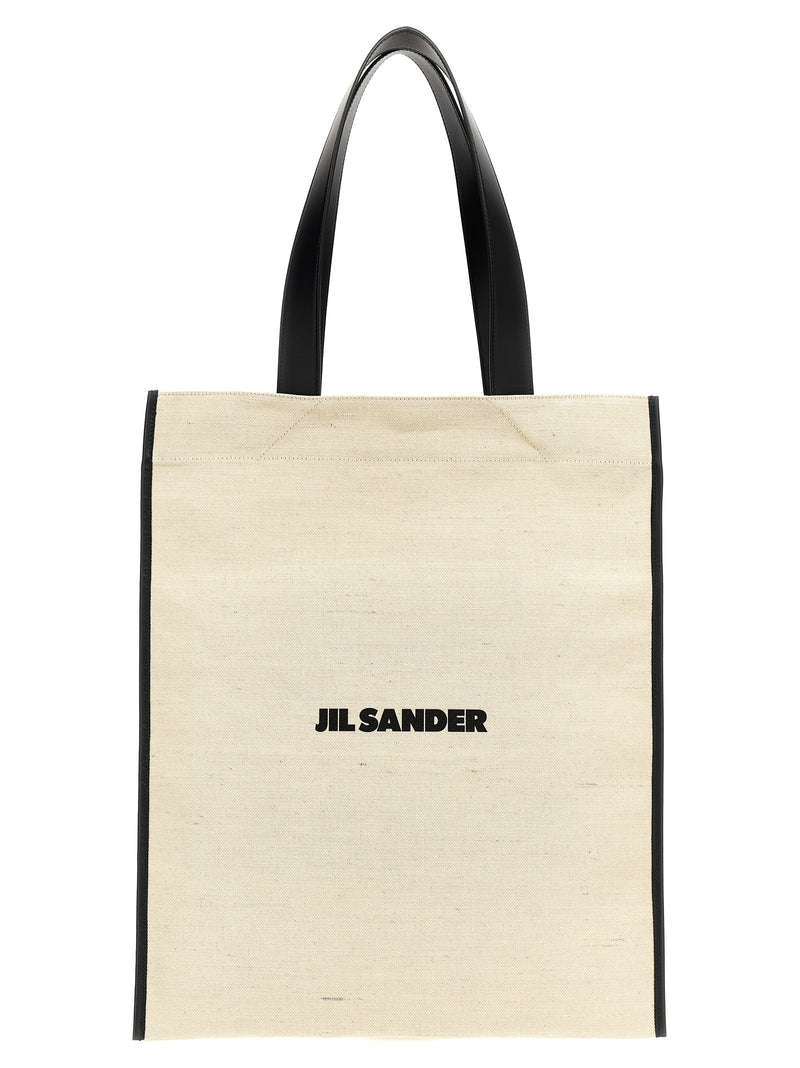 Jil Sander Bicolor Cotton Tote Bag - Effortless Style