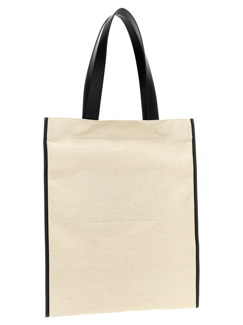 Jil Sander Bicolor Cotton Tote Bag - Effortless Style