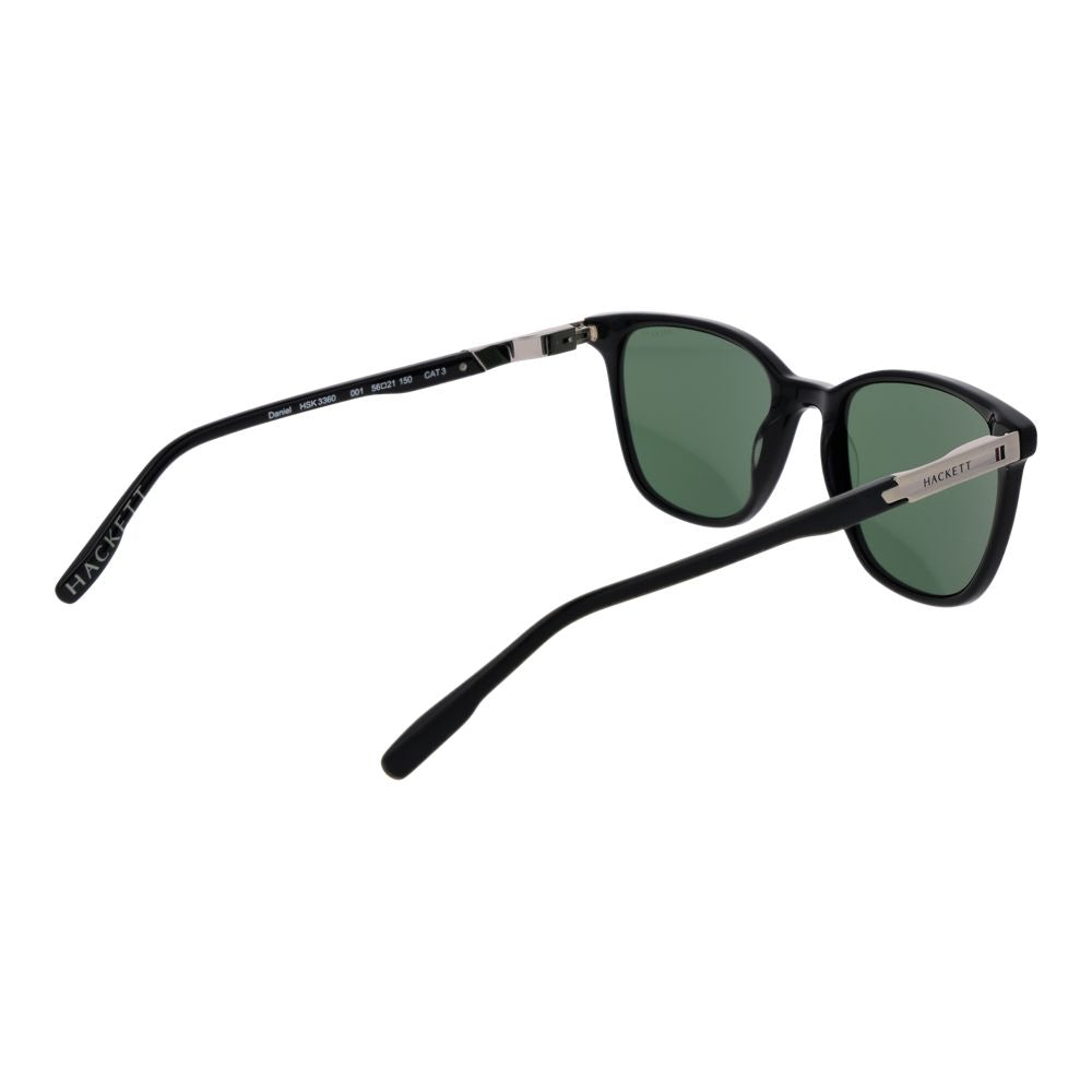 Lunettes de soleil en acétate noires Hackett