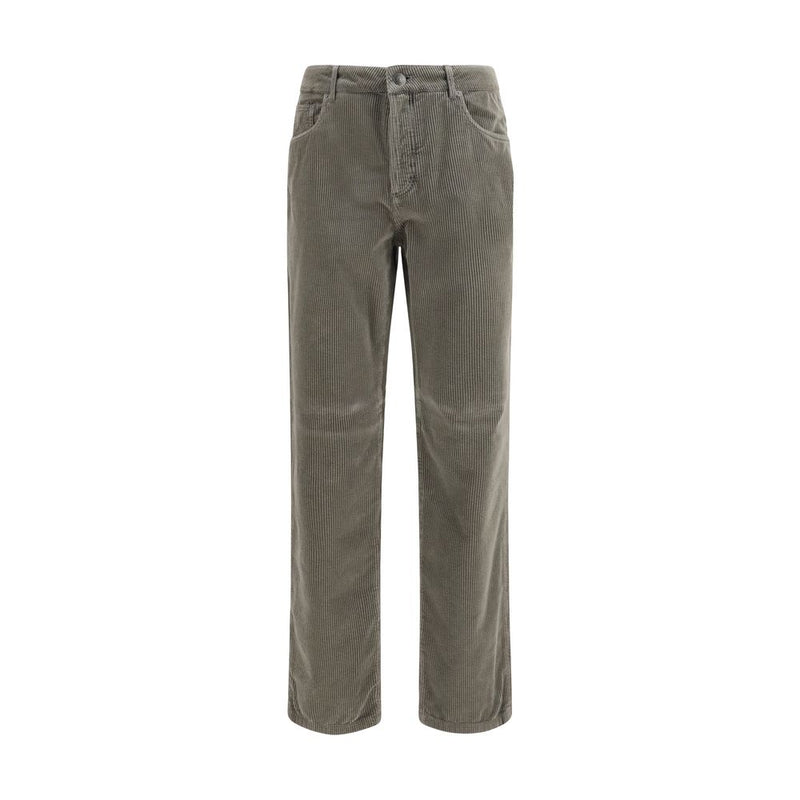 Brunello Cucinelli Bicolor Cotton Casual Pants - Élégance Contemporaine