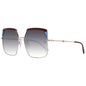 Ana Hickmann Gold Metal Sunglasses