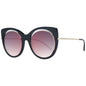 Ana Hickmann Black Metal Sunglasses