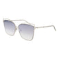 Ana Hickmann Gray Metal Sunglasses